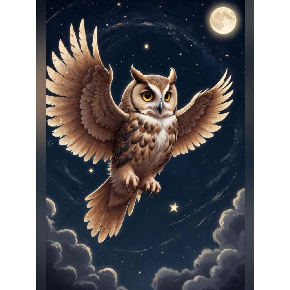 Brown Owl Large Custom Fridge Magnet Kitchen Home Decor